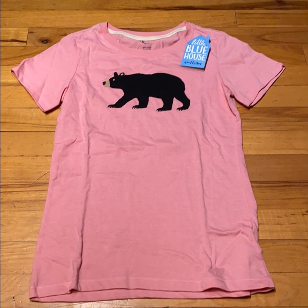 Bear Print Pajama Top